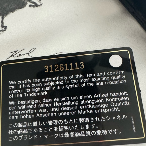 Chanel Bicolor Split Clutch Bag Two-Tone Black and White Clutch ❤️ - Picture 3 of 15